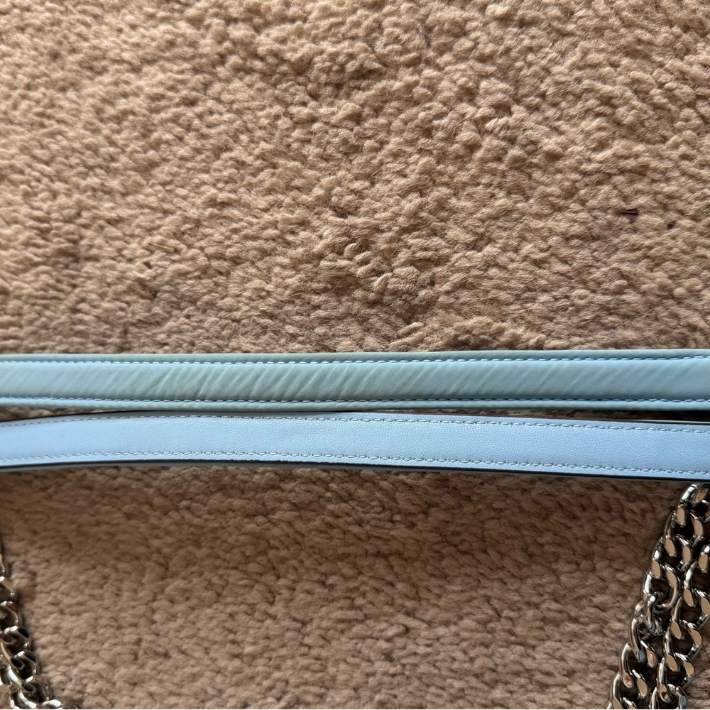 kate spade Light Blue Quilted Chain-Handle Tote - Picture 7 of 16
